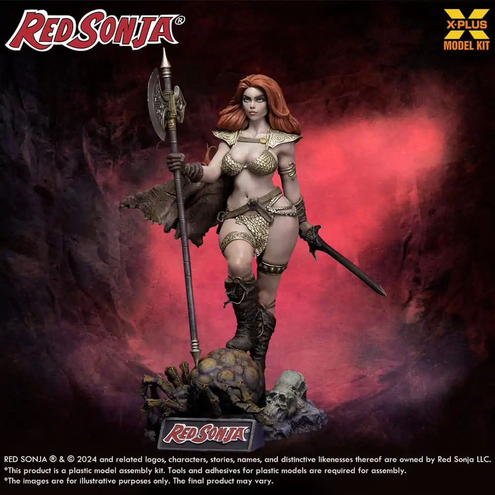 Red Sonja 1/8 Red Sonja Műanyag modell készlet 27 cm termékfotó