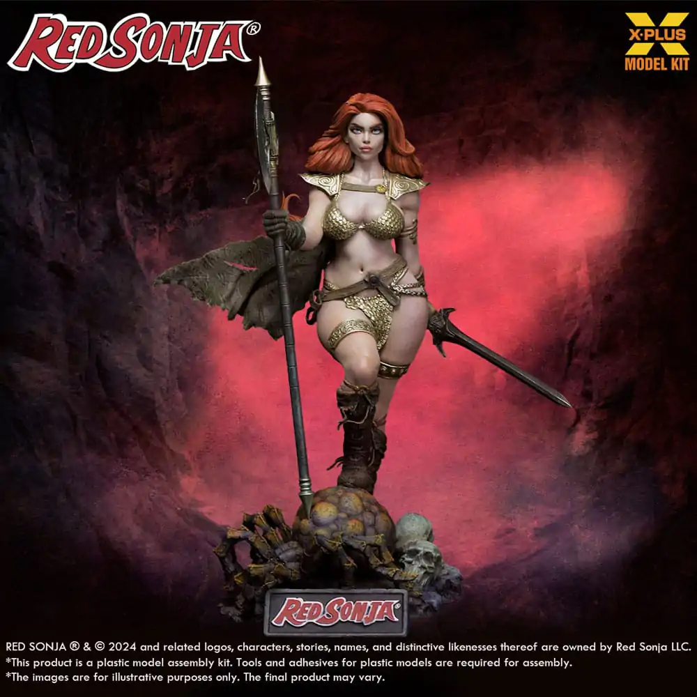 Red Sonja 1/8 Red Sonja Műanyag modell készlet 27 cm termékfotó