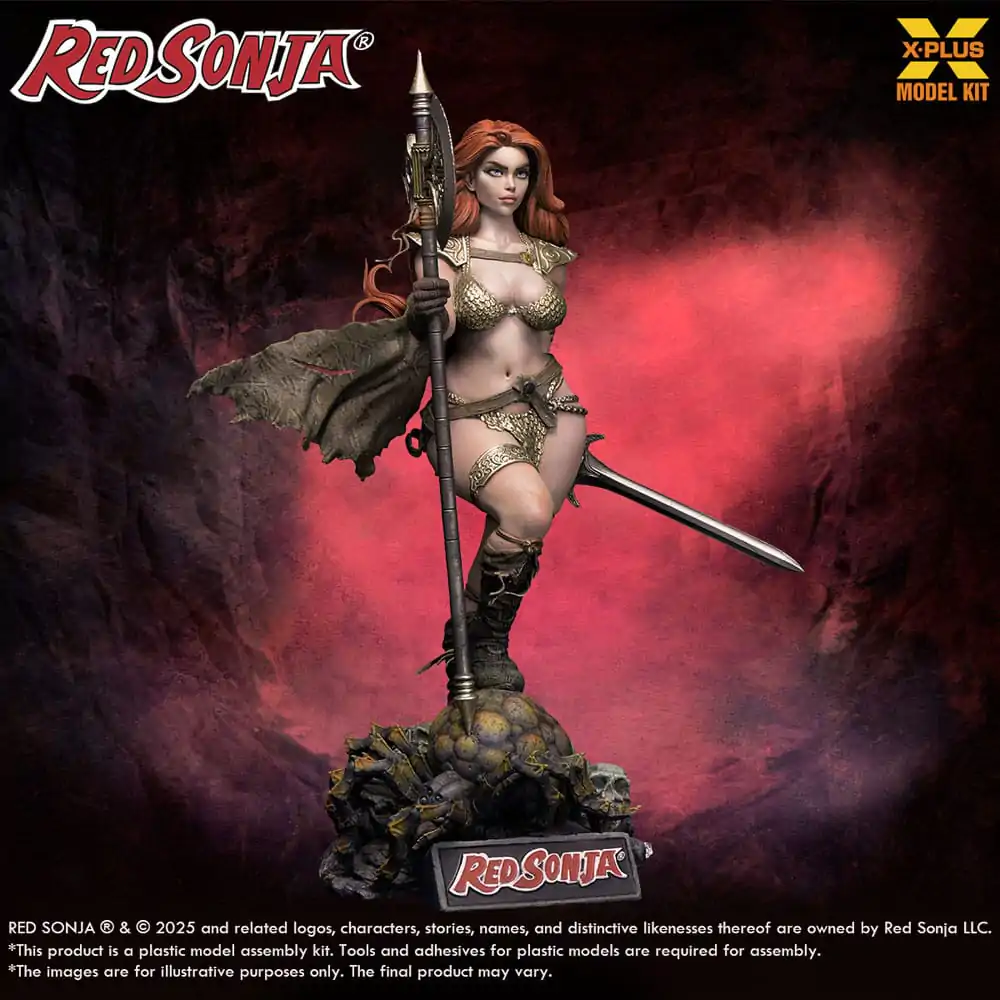 Red Sonja 1/8 Red Sonja reissue Műanyag modell készlet 27 cm termékfotó