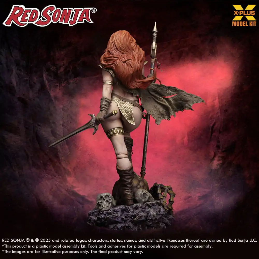 Red Sonja 1/8 Red Sonja reissue Műanyag modell készlet 27 cm termékfotó