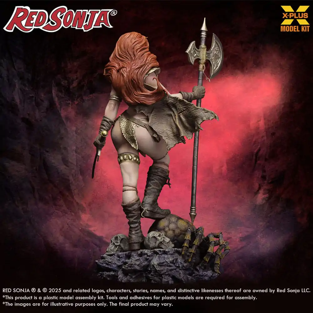 Red Sonja 1/8 Red Sonja reissue Műanyag modell készlet 27 cm termékfotó