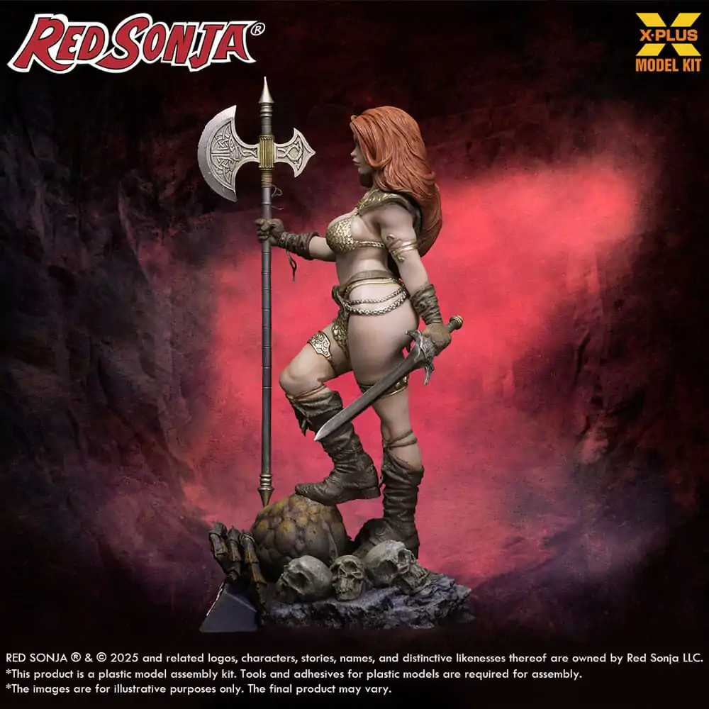 Red Sonja 1/8 Red Sonja reissue Műanyag modell készlet 27 cm termékfotó