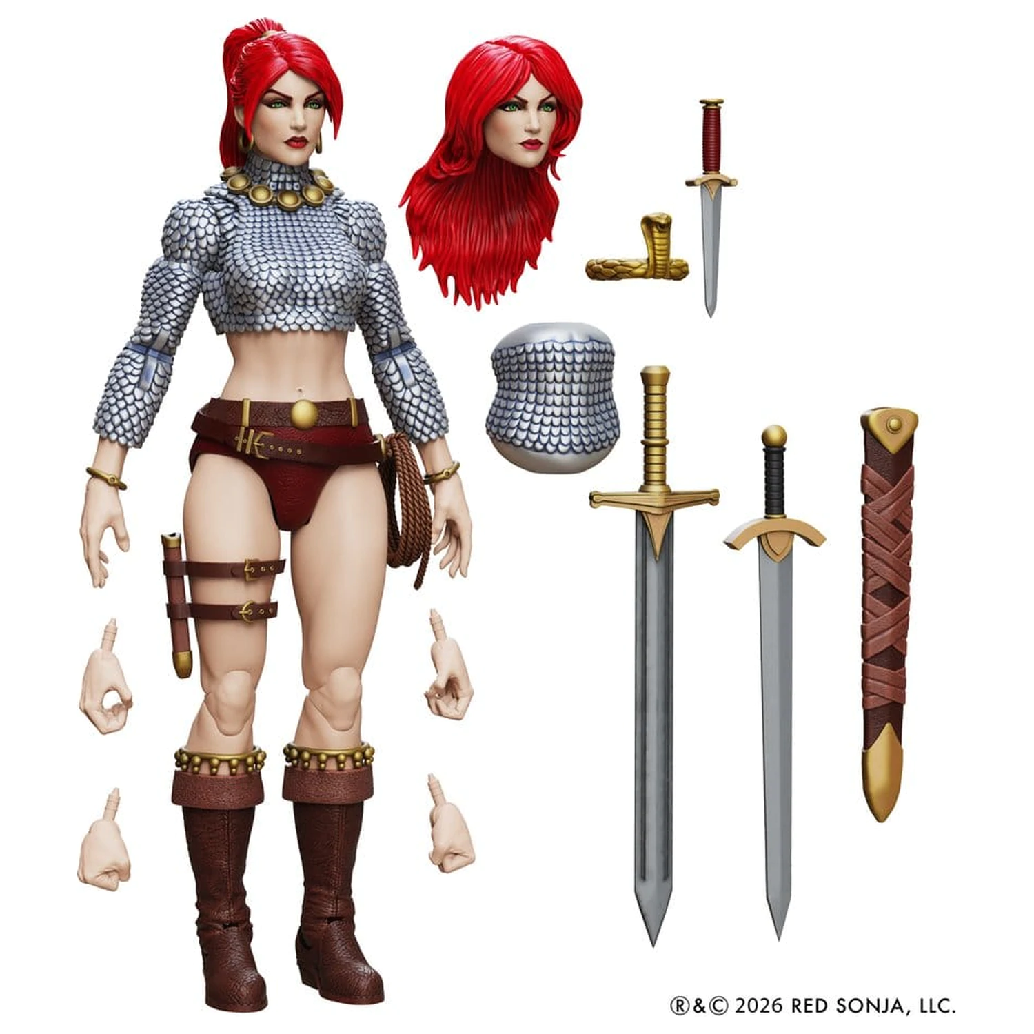 Red Sonja Epic H.A.C.K.S. akciófigura 1/12 Scale Immortal Red Sonja termékfotó