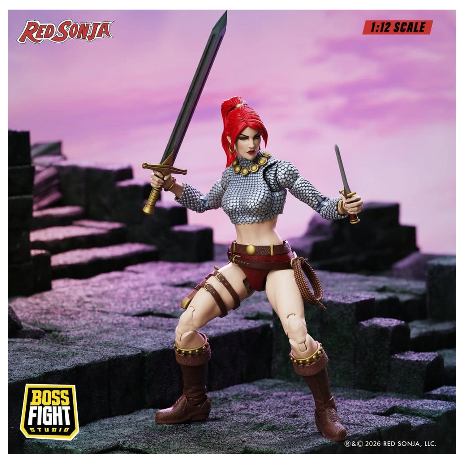 Red Sonja Epic H.A.C.K.S. akciófigura 1/12 Scale Immortal Red Sonja termékfotó