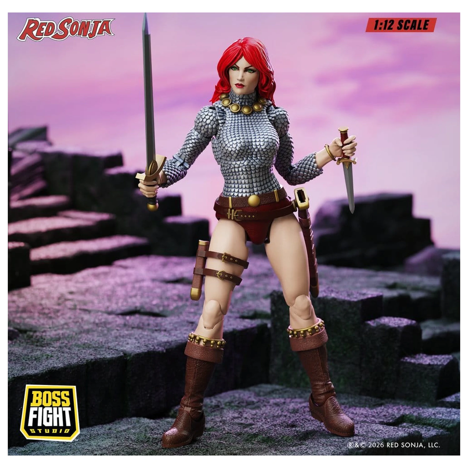 Red Sonja Epic H.A.C.K.S. akciófigura 1/12 Scale Immortal Red Sonja termékfotó