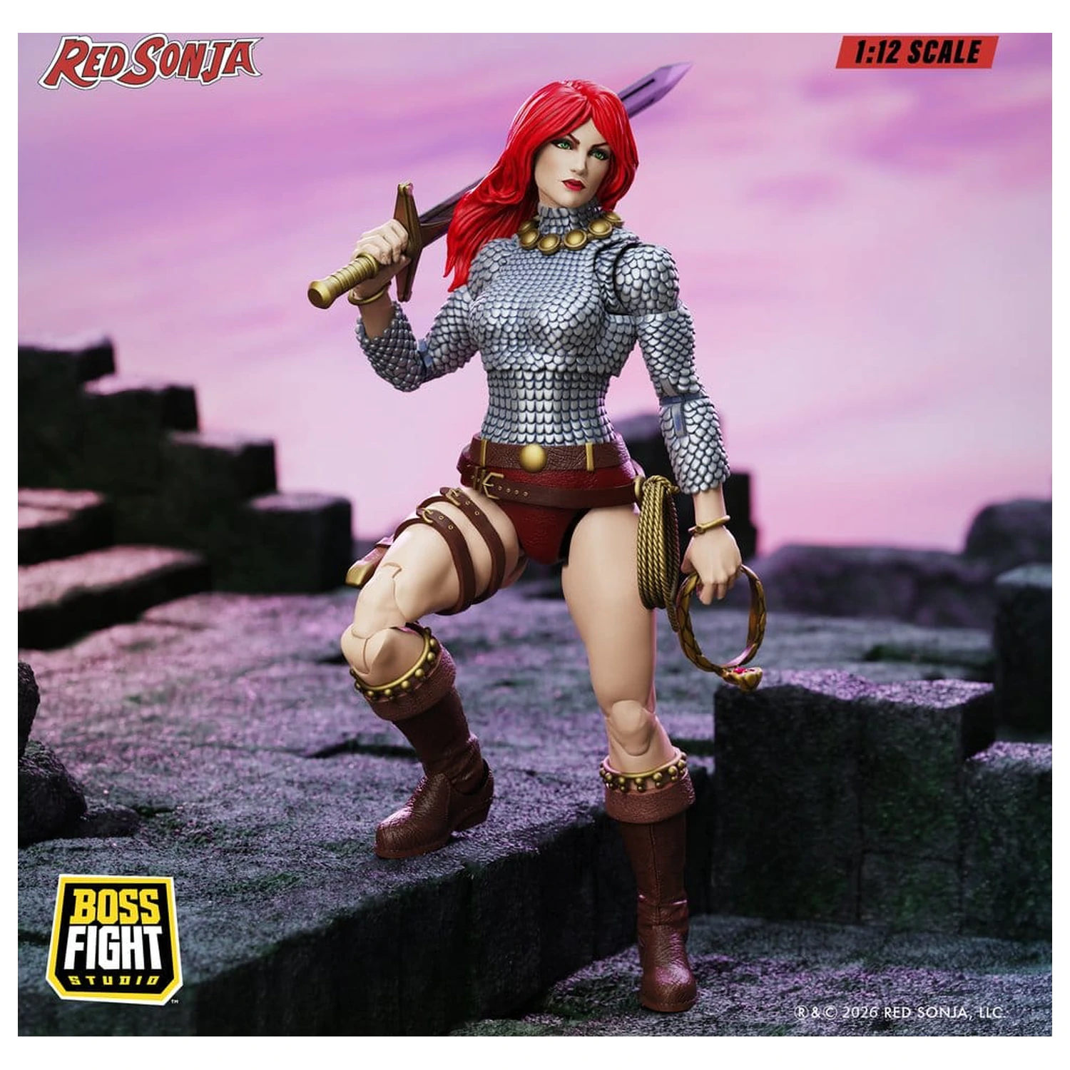Red Sonja Epic H.A.C.K.S. akciófigura 1/12 Scale Immortal Red Sonja termékfotó