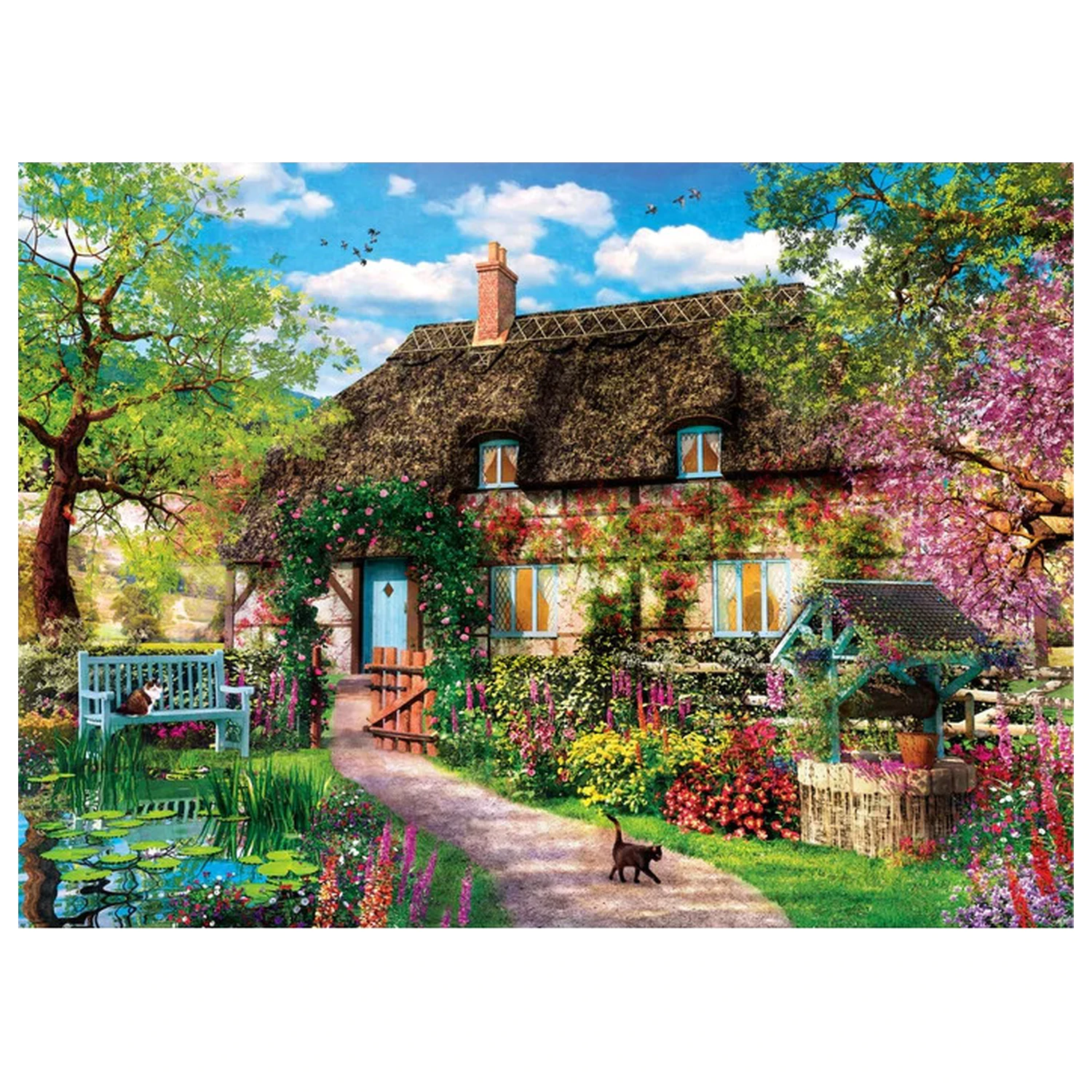 Régi házikó Secret Garden 1000 db-os puzzle termékfotó