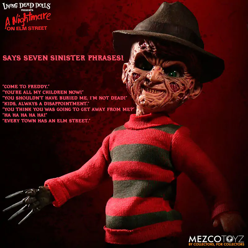 A Nightmare on Elm Street Freddy Krueger figure 25cm with sound termékfotó