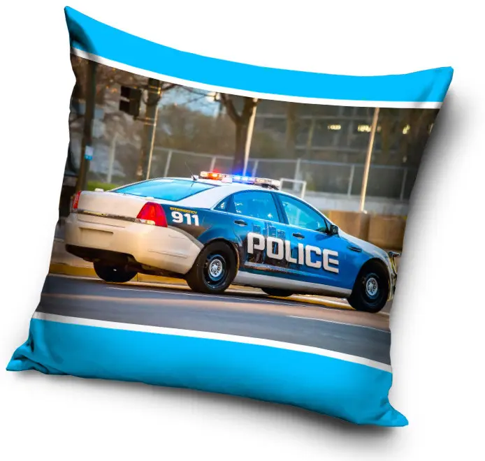 Rendőrautó párnahuzat 40*40 cm termékfotó