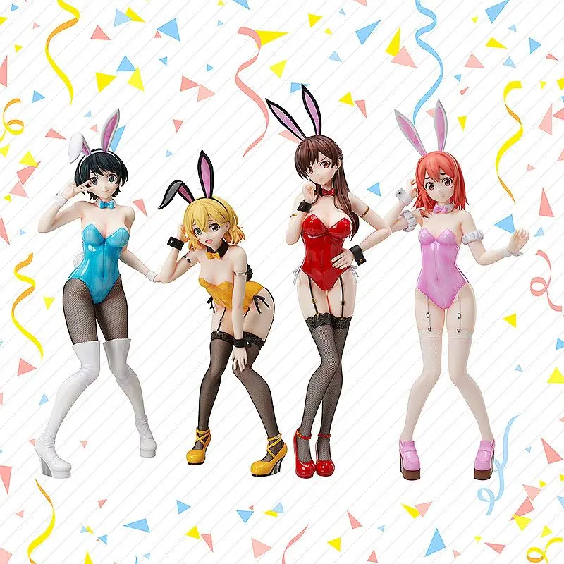 Rent-A-Girlfriend 1/4 Ruka Sarashina: Bunny Ver. PVC szobor figura 41 cm termékfotó