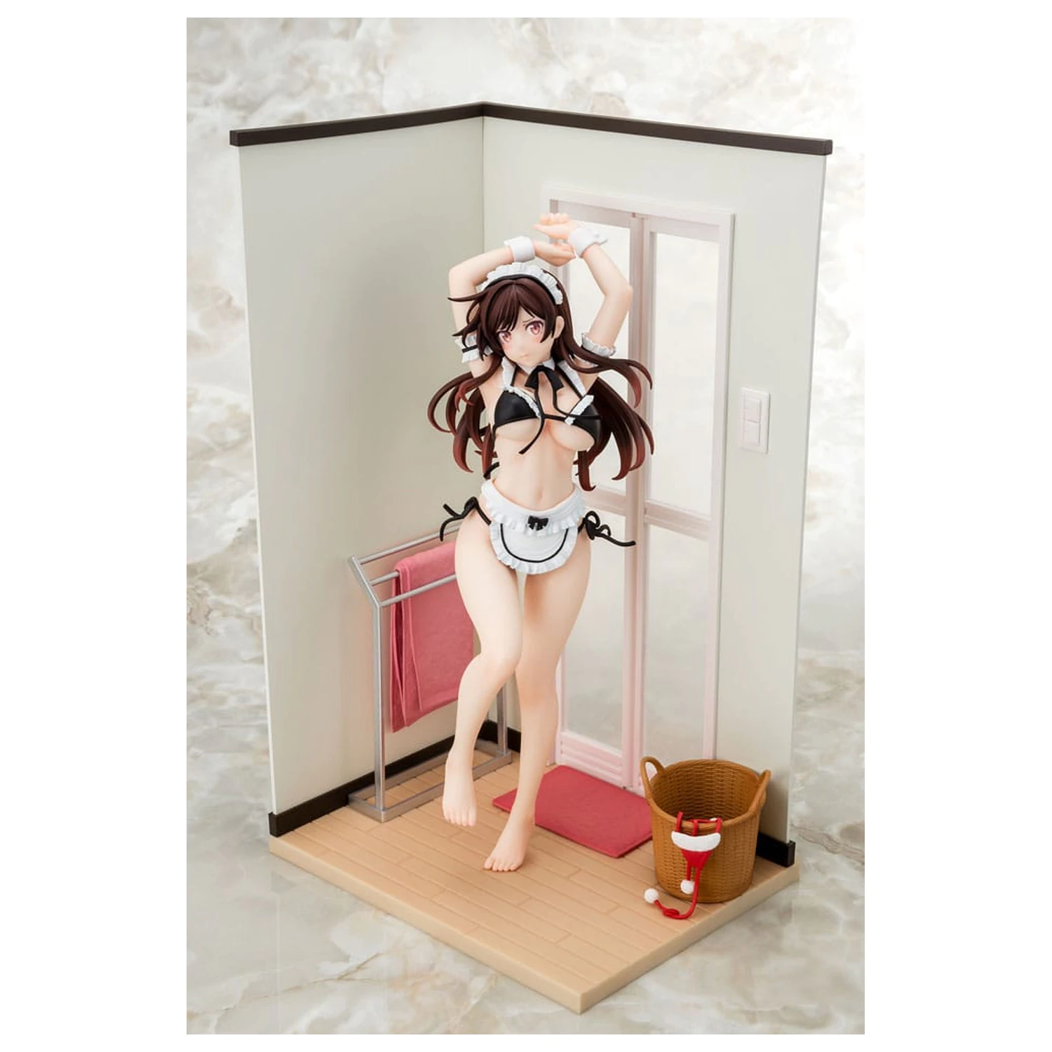 Rent-A-Girlfriend 1/6 Chizuru Mizuhara Maid Bikini ni Okigae PVC szobor figura 30 cm termékfotó
