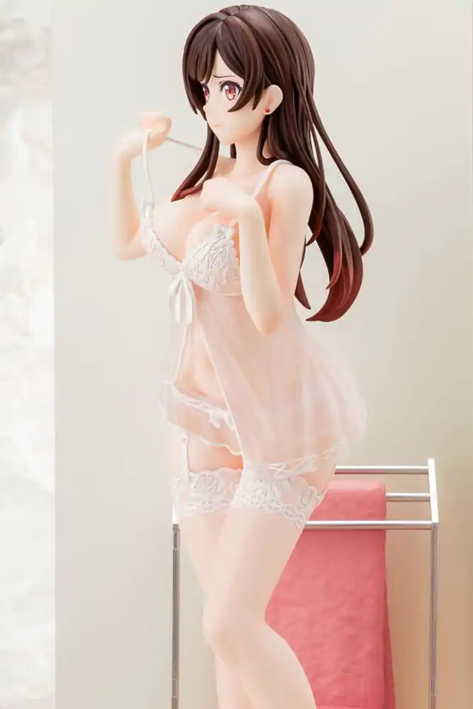 Rent-A-Girlfriend 1/6 Chizuru Mizuhara See-through lingerie figura angel white Ver. PVC szobor figura 23 cm termékfotó