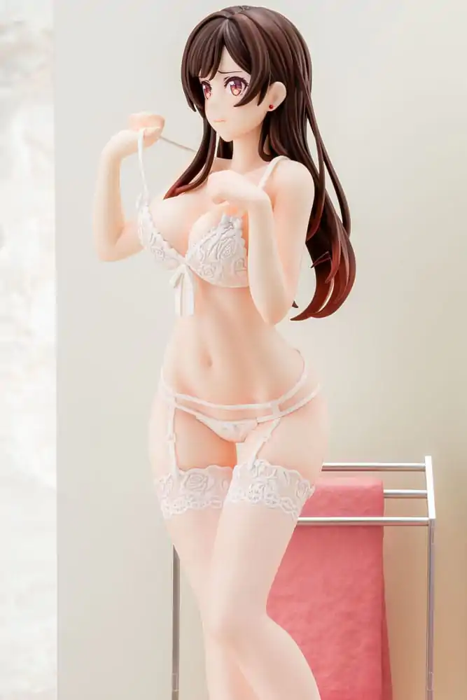 Rent-A-Girlfriend 1/6 Chizuru Mizuhara See-through lingerie figura angel white Ver. PVC szobor figura 23 cm termékfotó