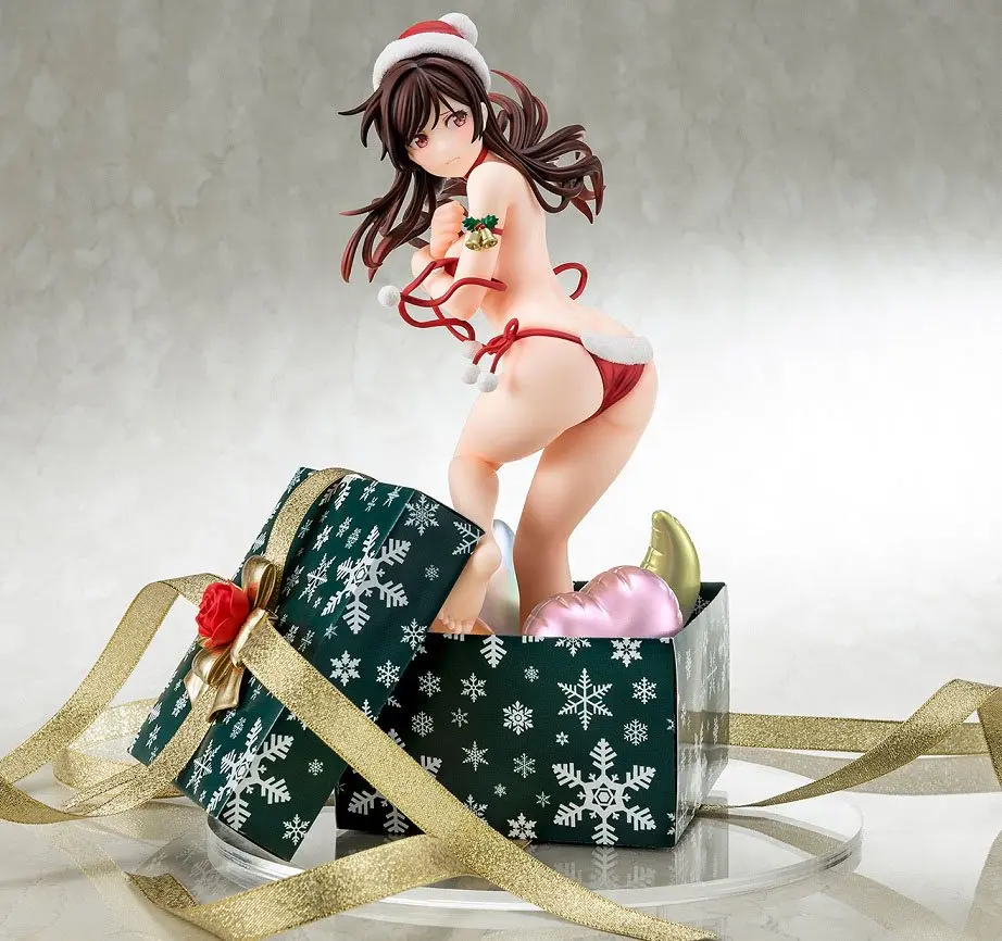 Rent-A-Girlfriend 1/6 Mizuhara Chizuru in a Santa Claus Bikini De Fluffy PVC szobor figura 24 cm termékfotó