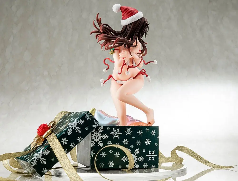 Rent-A-Girlfriend 1/6 Mizuhara Chizuru in a Santa Claus Bikini De Fluffy PVC szobor figura 24 cm termékfotó
