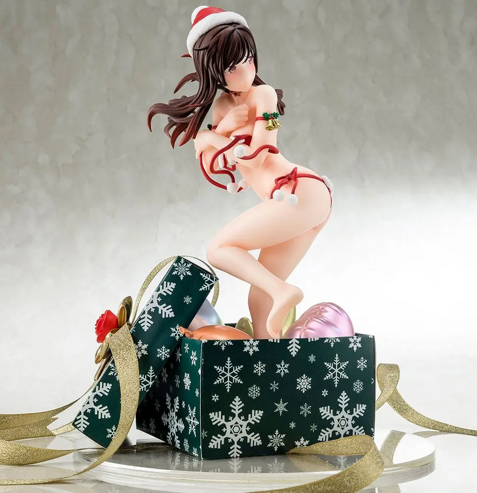 Rent-A-Girlfriend 1/6 Mizuhara Chizuru in a Santa Claus Bikini De Fluffy PVC szobor figura 24 cm termékfotó