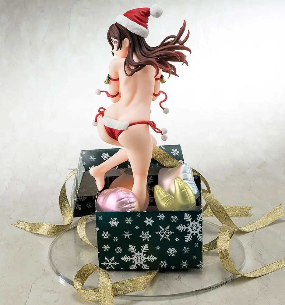 Rent-A-Girlfriend 1/6 Mizuhara Chizuru in a Santa Claus Bikini De Fluffy PVC szobor figura 24 cm termékfotó