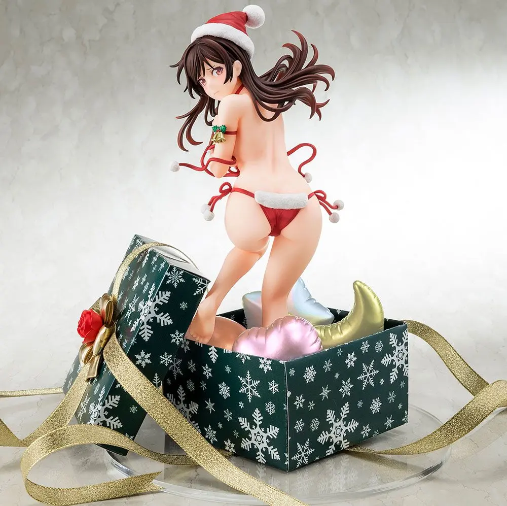 Rent-A-Girlfriend 1/6 Mizuhara Chizuru in a Santa Claus Bikini De Fluffy PVC szobor figura 24 cm termékfotó