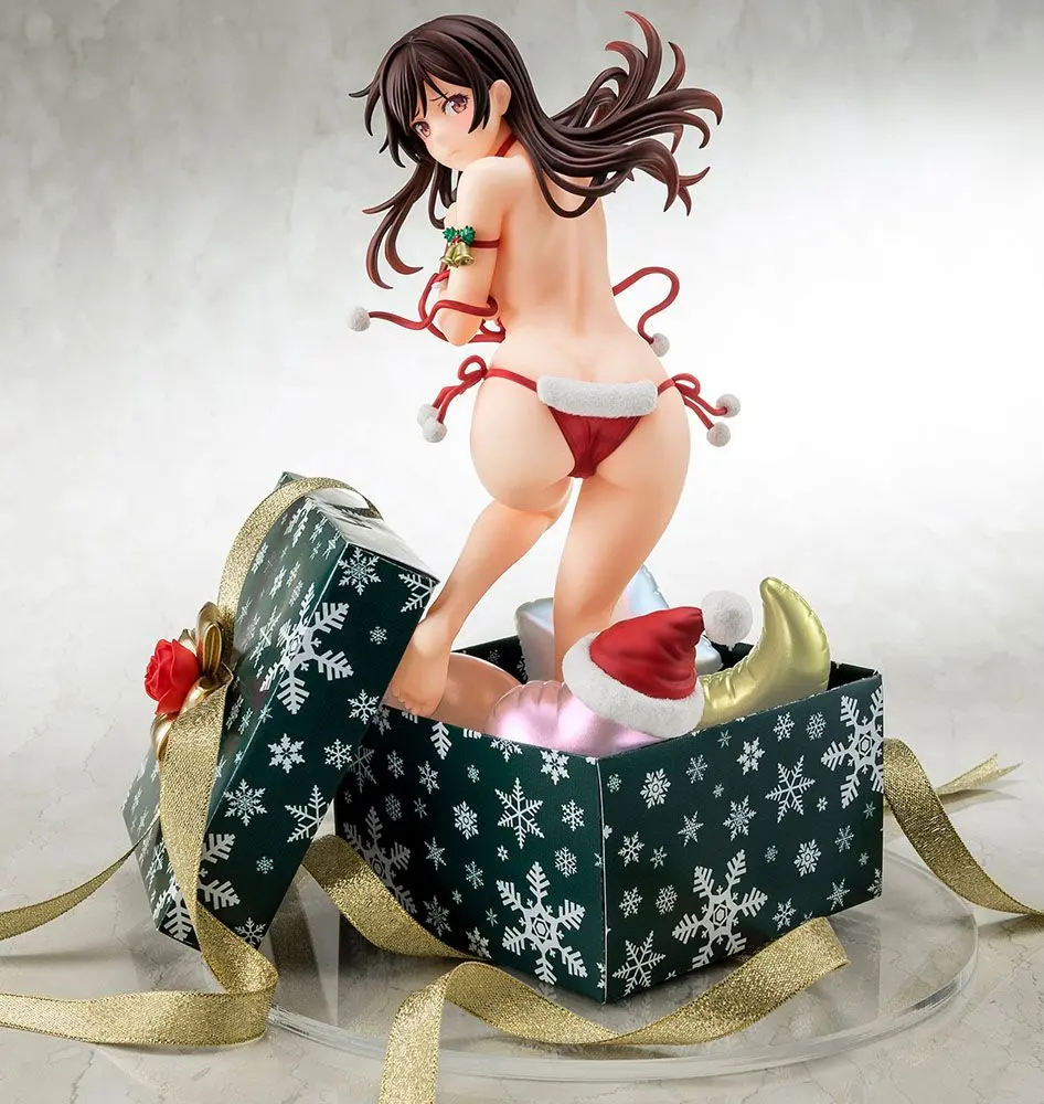 Rent-A-Girlfriend 1/6 Mizuhara Chizuru in a Santa Claus Bikini De Fluffy PVC szobor figura 24 cm termékfotó