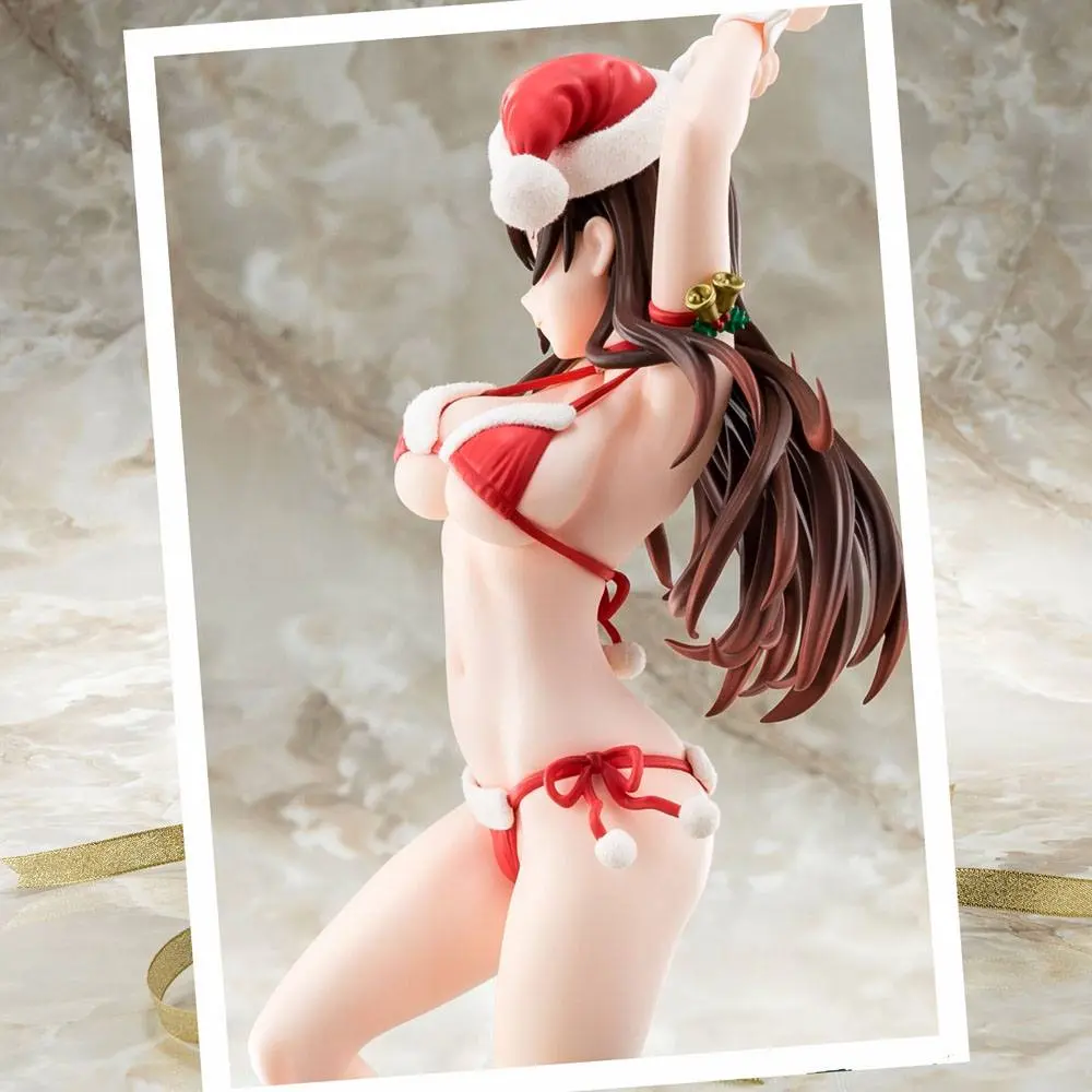 Rent-A-Girlfriend 1/6 Mizuhara Chizuru Santa Bikini de Fuwamoko 2nd Xmas PVC szobor figura 26 cm termékfotó