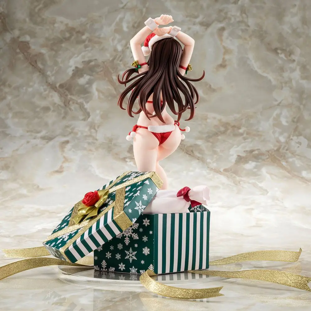 Rent-A-Girlfriend 1/6 Mizuhara Chizuru Santa Bikini de Fuwamoko 2nd Xmas PVC szobor figura 26 cm termékfotó