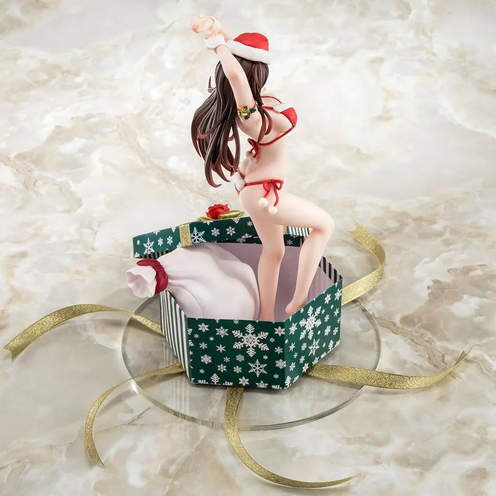 Rent-A-Girlfriend 1/6 Mizuhara Chizuru Santa Bikini de Fuwamoko 2nd Xmas PVC szobor figura 26 cm termékfotó