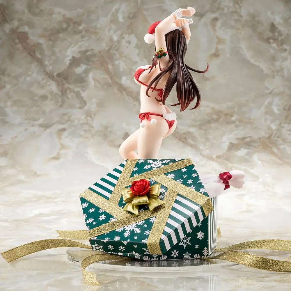 Rent-A-Girlfriend 1/6 Mizuhara Chizuru Santa Bikini de Fuwamoko 2nd Xmas PVC szobor figura 26 cm termékfotó