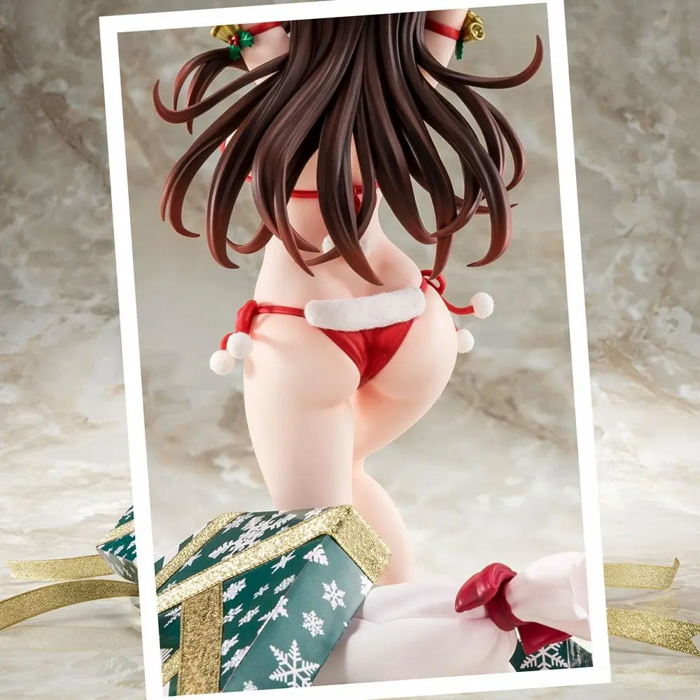 Rent-A-Girlfriend 1/6 Mizuhara Chizuru Santa Bikini de Fuwamoko 2nd Xmas PVC szobor figura 26 cm termékfotó