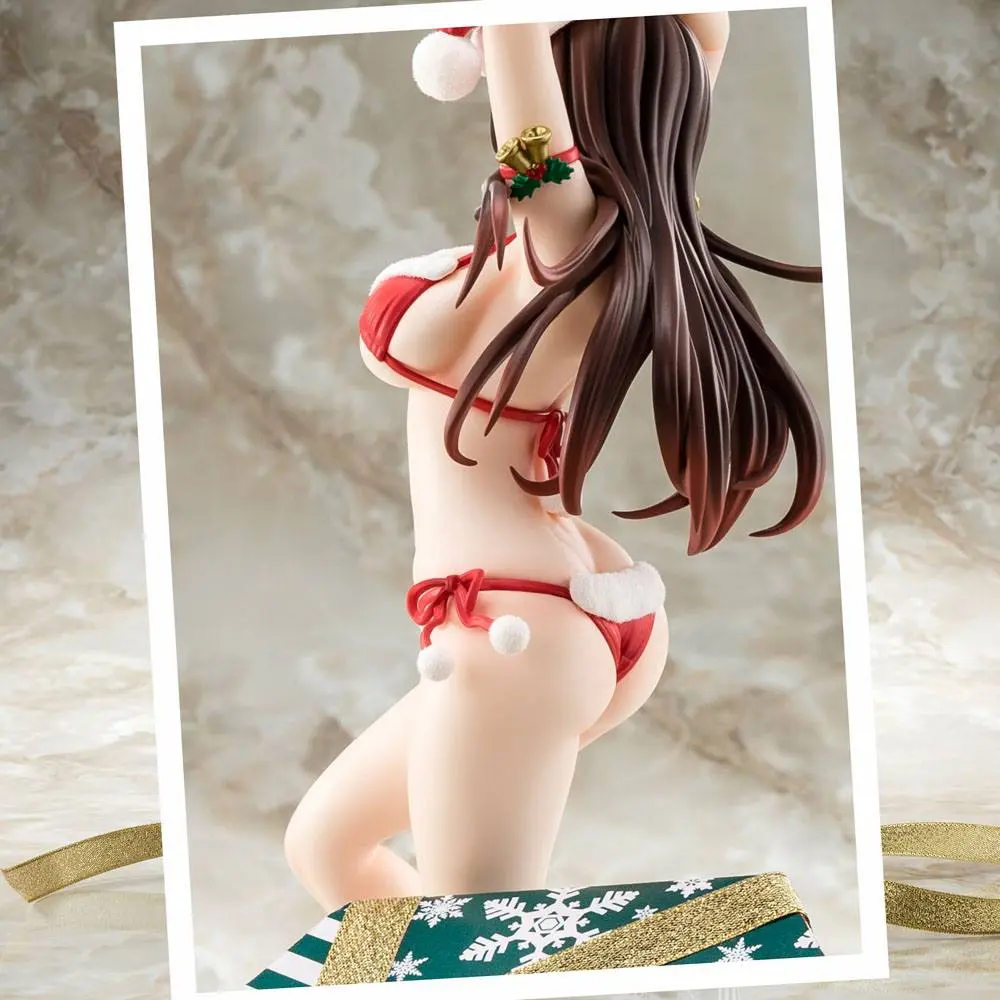 Rent-A-Girlfriend 1/6 Mizuhara Chizuru Santa Bikini de Fuwamoko 2nd Xmas PVC szobor figura 26 cm termékfotó