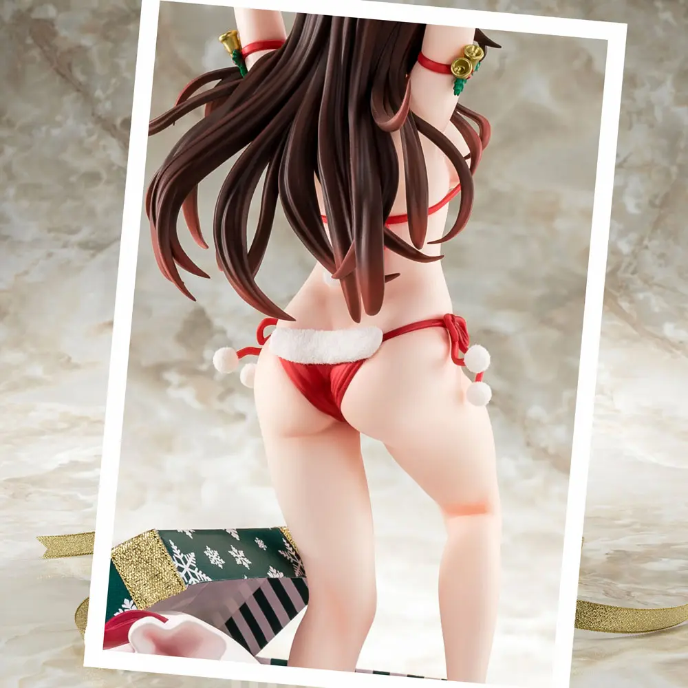 Rent-A-Girlfriend 1/6 Mizuhara Chizuru Santa Bikini de Fuwamoko 2nd Xmas PVC szobor figura 26 cm termékfotó