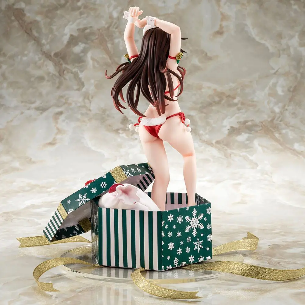 Rent-A-Girlfriend 1/6 Mizuhara Chizuru Santa Bikini de Fuwamoko 2nd Xmas PVC szobor figura 26 cm termékfotó