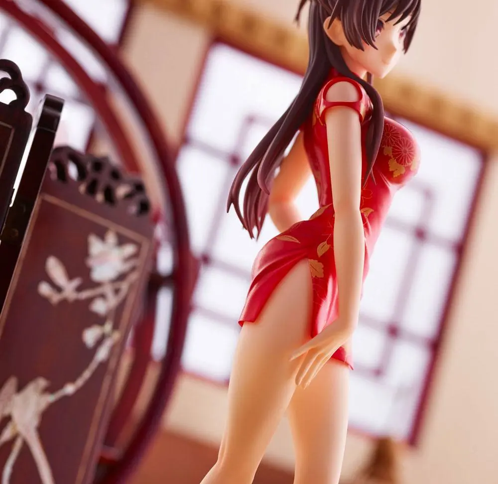 Rent a Girlfriend 1/7 Chizuru Mizuhara China Dress Ver. PVC szobor figura 24 cm termékfotó