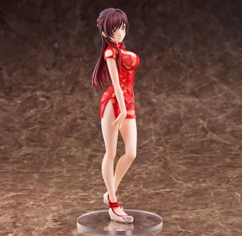 Rent a Girlfriend 1/7 Chizuru Mizuhara China Dress Ver. PVC szobor figura 24 cm termékfotó