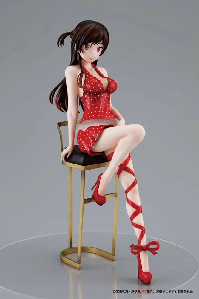 Rent-a-Girlfriend 1/7 Chizuru Mizuhara Date Dress Ver. PVC szobor figura 23 cm termékfotó