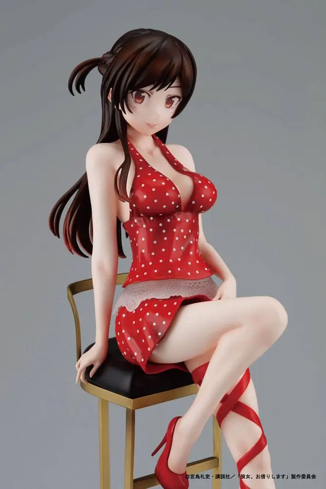 Rent-a-Girlfriend 1/7 Chizuru Mizuhara Date Dress Ver. PVC szobor figura 23 cm termékfotó