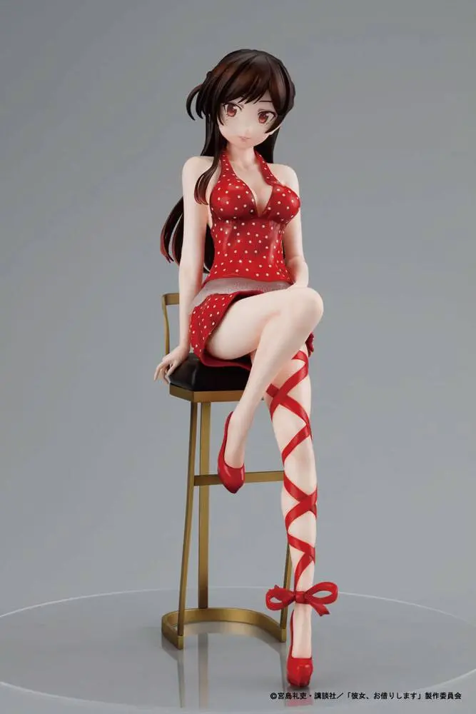 Rent-a-Girlfriend 1/7 Chizuru Mizuhara Date Dress Ver. PVC szobor figura 23 cm termékfotó