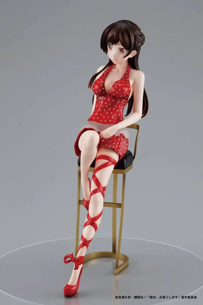 Rent-a-Girlfriend 1/7 Chizuru Mizuhara Date Dress Ver. PVC szobor figura 23 cm termékfotó