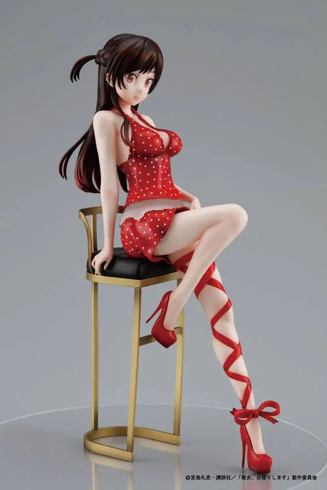 Rent-a-Girlfriend 1/7 Chizuru Mizuhara Date Dress Ver. PVC szobor figura 23 cm termékfotó