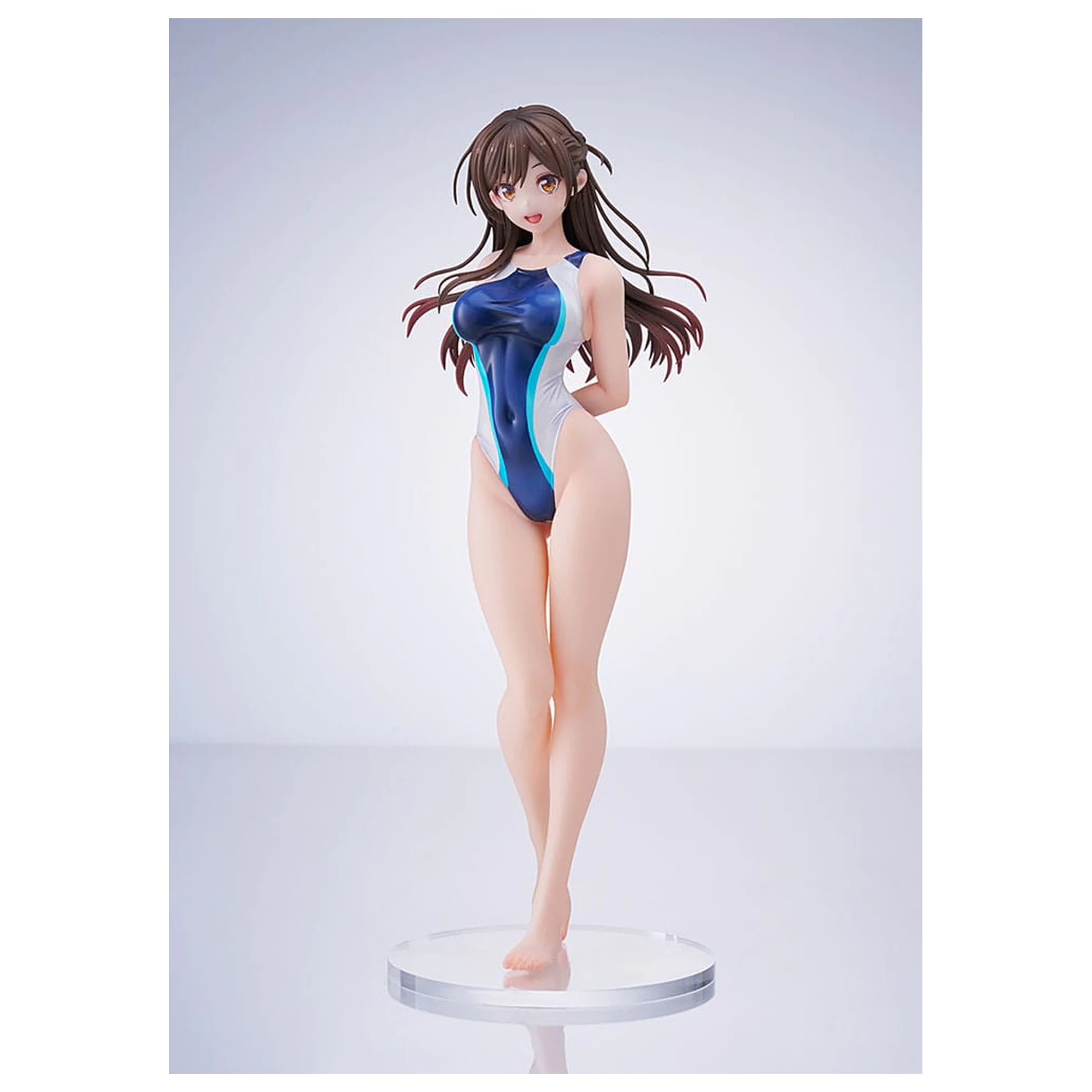 Rent-a-Girlfriend 1/7 Chizuru Mizuhara Light Blue Line Swimwear Ver. PVC szobor figura 25 cm termékfotó