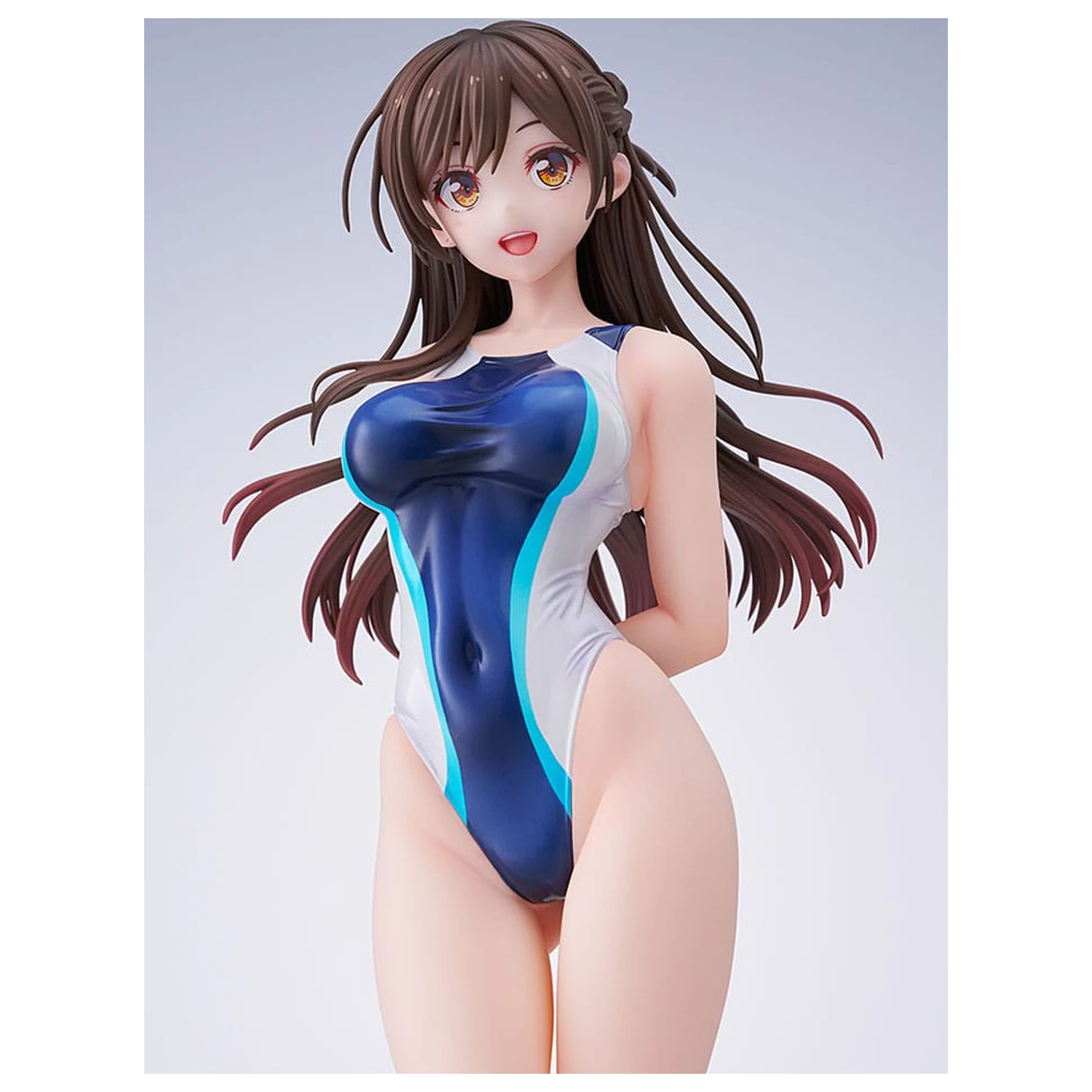 Rent-a-Girlfriend 1/7 Chizuru Mizuhara Light Blue Line Swimwear Ver. PVC szobor figura 25 cm termékfotó