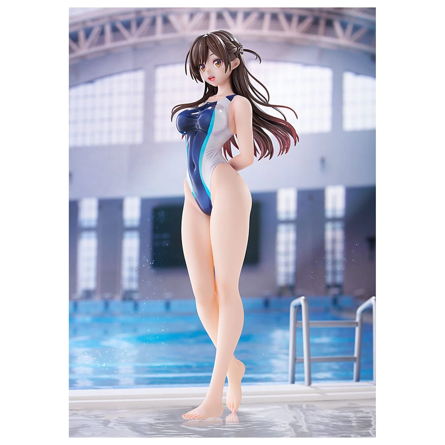 Rent-a-Girlfriend 1/7 Chizuru Mizuhara Light Blue Line Swimwear Ver. PVC szobor figura 25 cm termékfotó