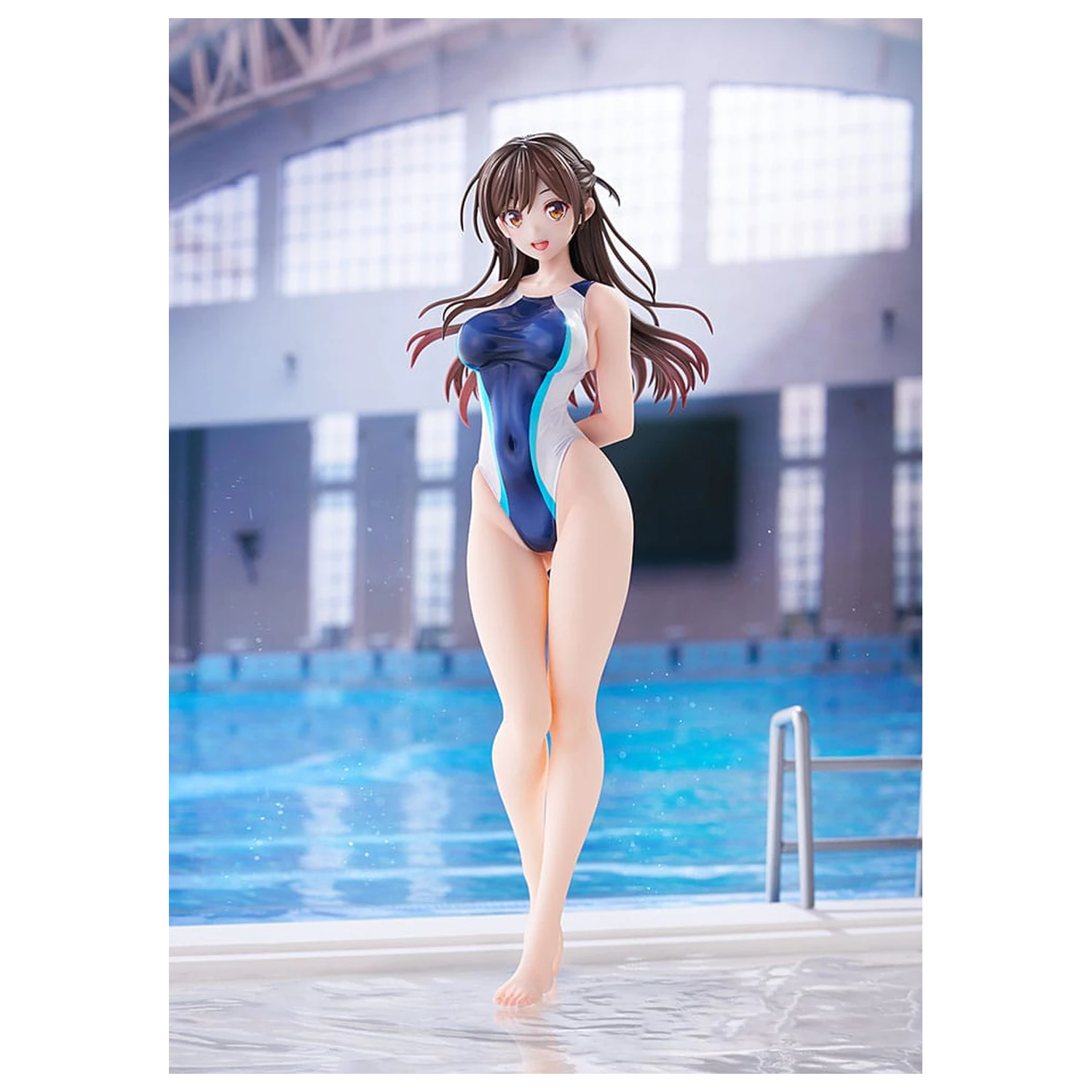 Rent-a-Girlfriend 1/7 Chizuru Mizuhara Light Blue Line Swimwear Ver. PVC szobor figura 25 cm termékfotó
