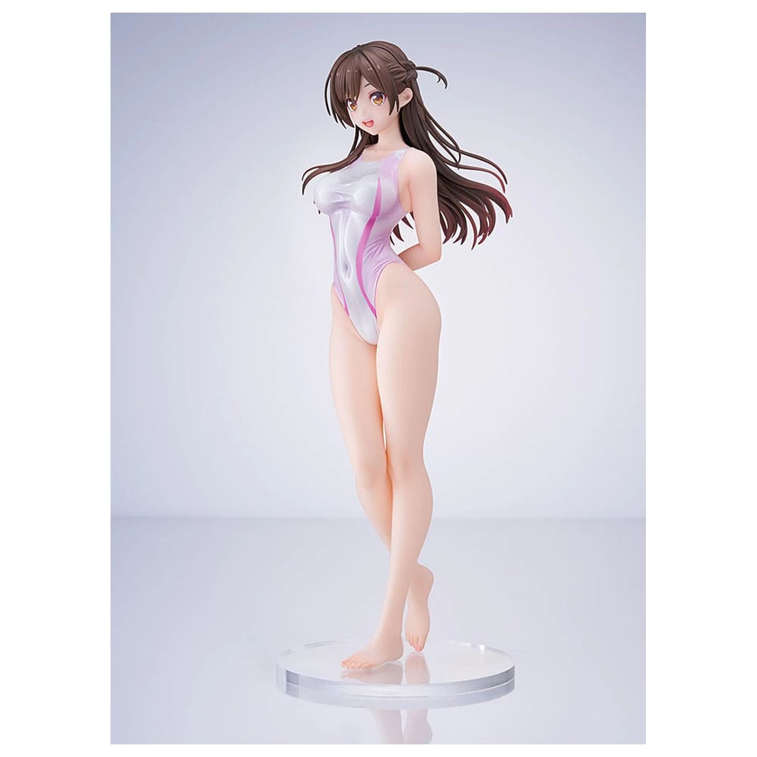 Rent-a-Girlfriend 1/7 Chizuru Mizuhara Pink Line Swimwear Ver. PVC szobor figura 25 cm termékfotó