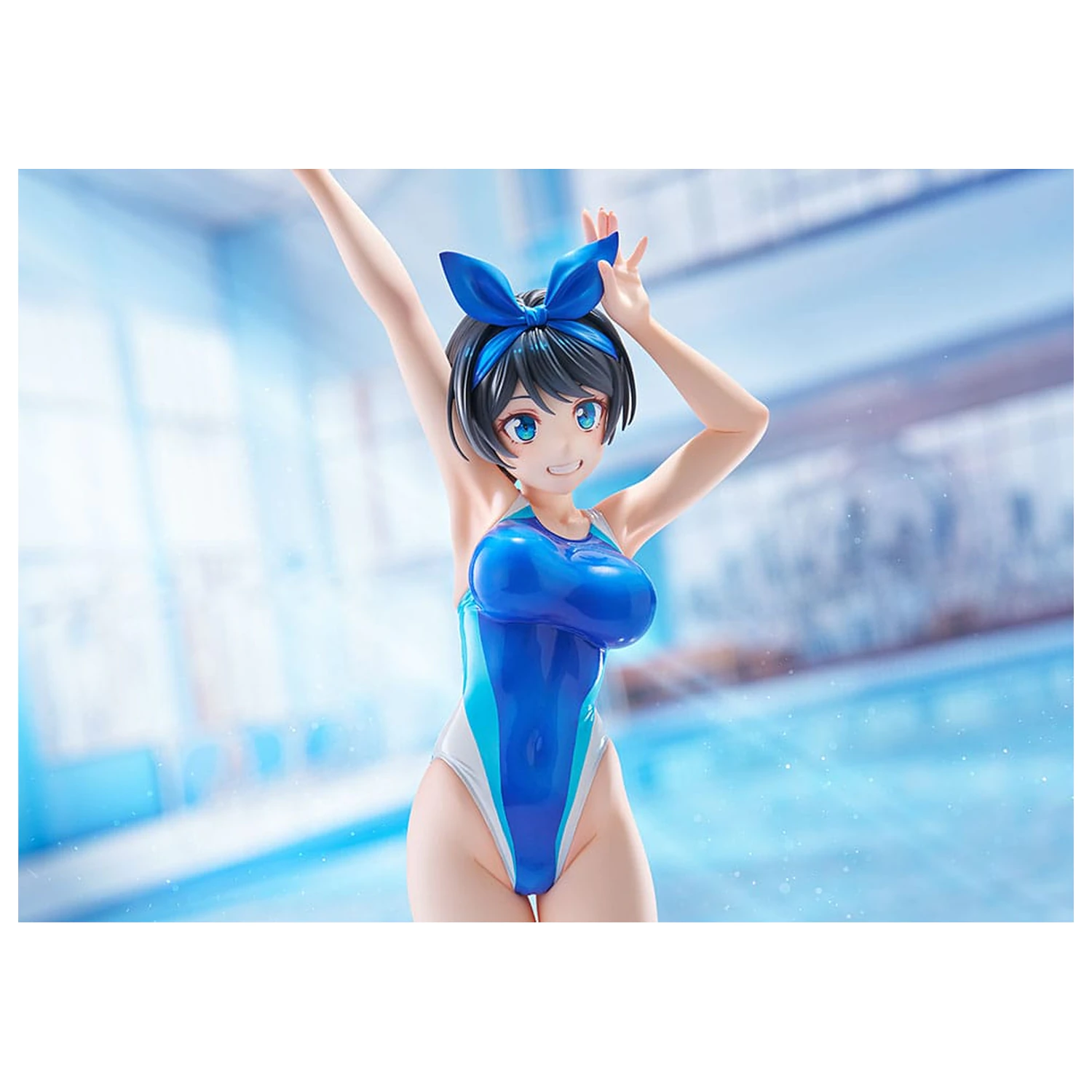 Rent-a-Girlfriend 1/7 Ruka Sarashina Competition Swimsuit Ver. PVC szobor figura 29 cm termékfotó