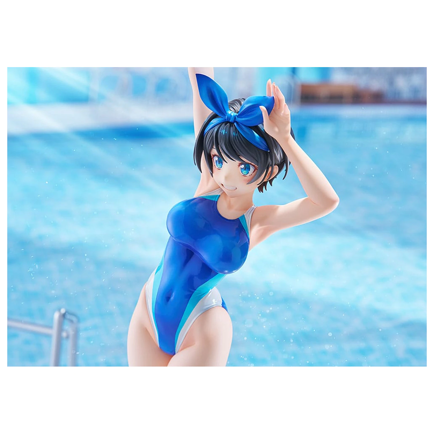 Rent-a-Girlfriend 1/7 Ruka Sarashina Competition Swimsuit Ver. PVC szobor figura 29 cm termékfotó