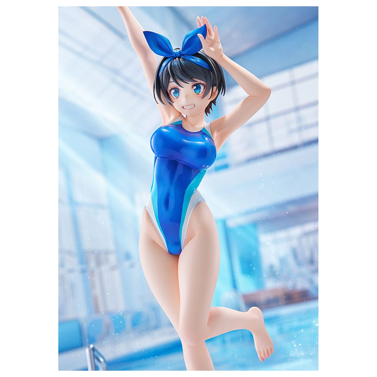 Rent-a-Girlfriend 1/7 Ruka Sarashina Competition Swimsuit Ver. PVC szobor figura 29 cm termékfotó