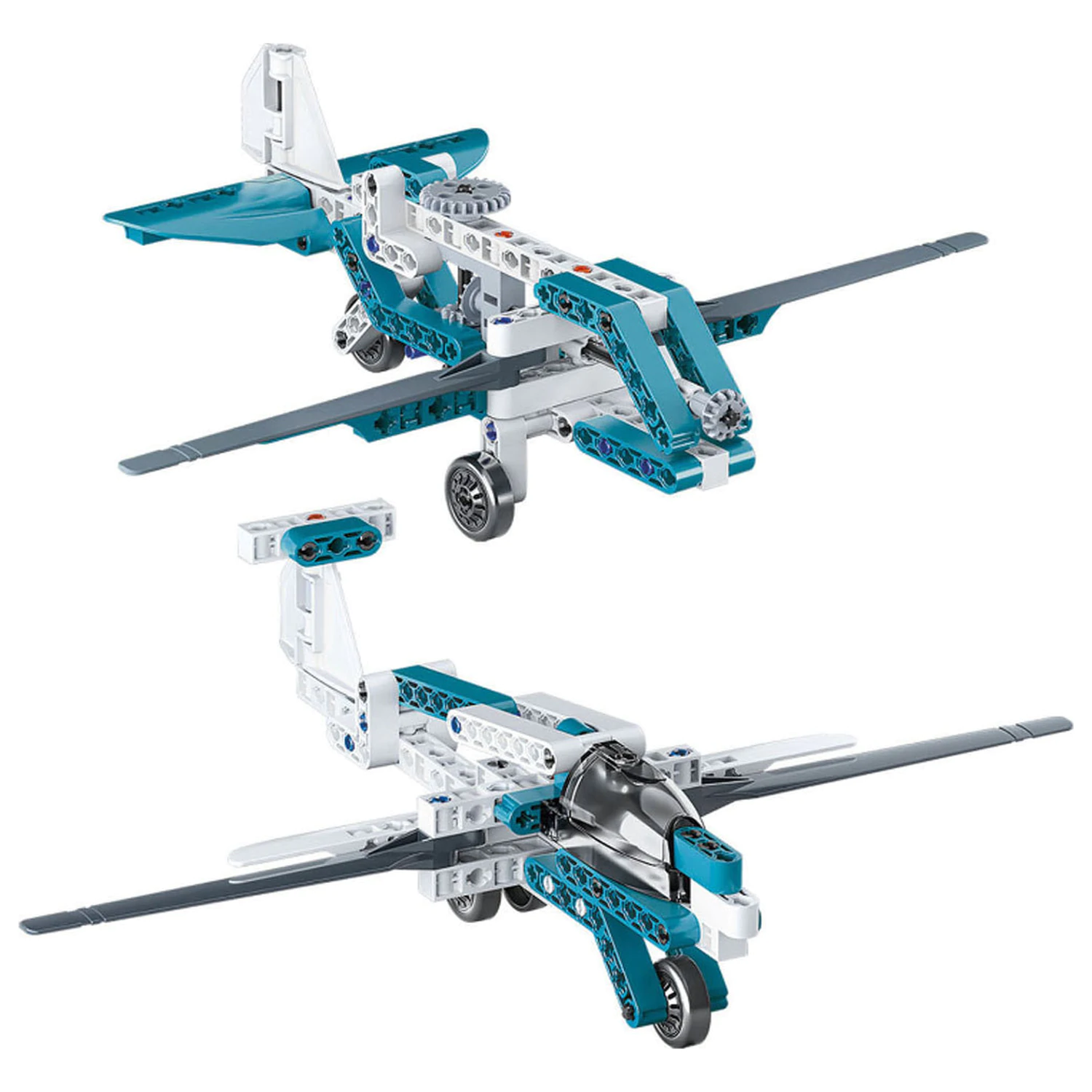 Repülők és helikopterek Mechanics 10 az 1-ben építőjáték  termékfotó