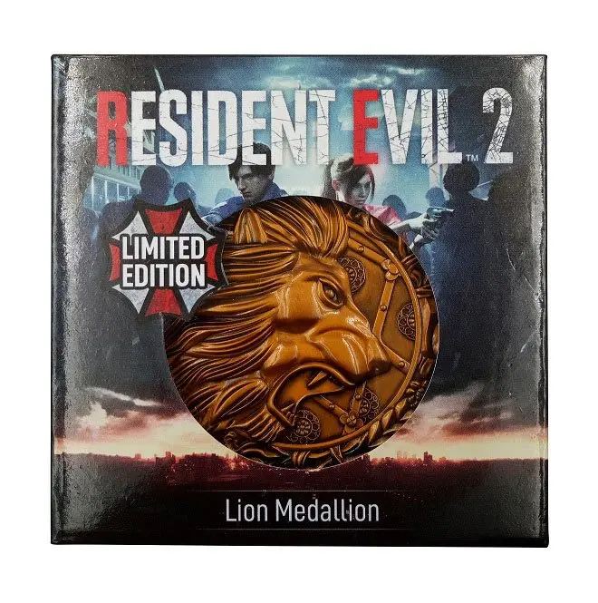 Resident Evil 2 1/1 Lion Medallion replika termékfotó