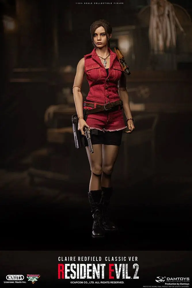Resident Evil 2 1/6 Claire Redfield (Classic Version) akciófigura 30 cm termékfotó