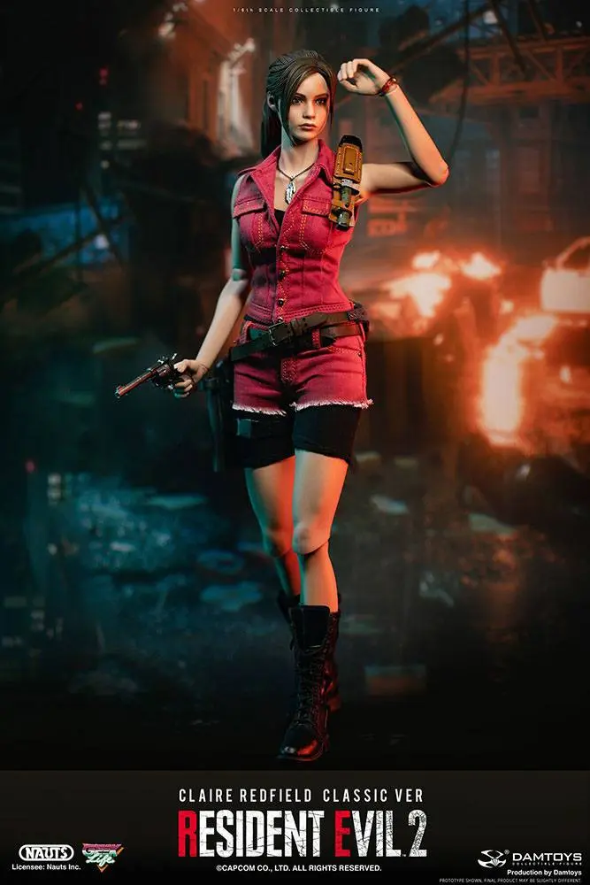 Resident Evil 2 1/6 Claire Redfield (Classic Version) akciófigura 30 cm termékfotó